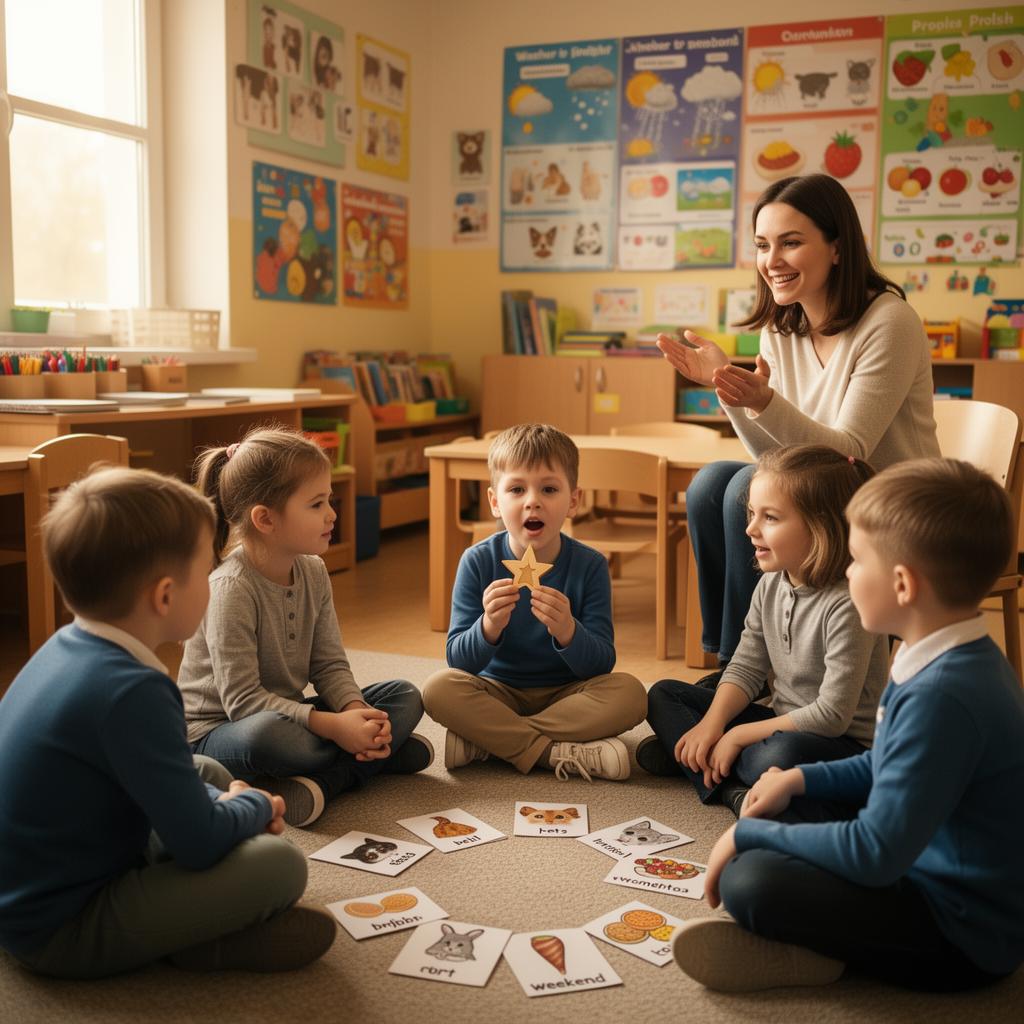 Structured turn-taking + free-topic speaking